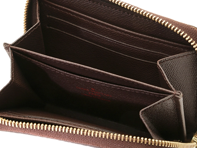 LOUIS VUITTON ルイ・ヴィトン ジッピー・コインパース ダミエ・エベヌ N63070 ブラウン 小銭入れ 2147200565101【207】