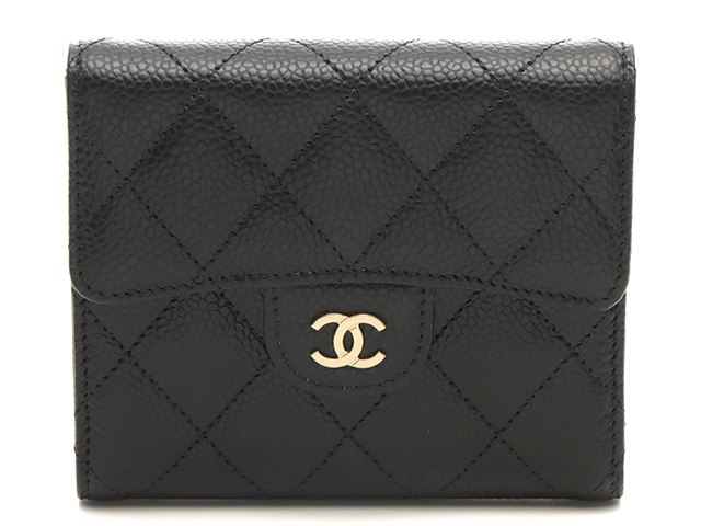 CHANEL⭐︎シャネル⭐︎クラッシックスモールフラップウォレット⭐︎ブラック⭐︎ 楽天市場】【新品】 シャネル 三つ折り財布 クラシック スモール