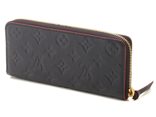 LOUIS VUITTON ルイ・ヴィトン 長財布 ポルトフォイユ・クレマンス モノグラム・アンプラント マリーヌルージュ 433