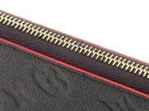 LOUIS VUITTON　ルイ・ヴィトン　長財布　ポルトフォイユ・クレマンス モノグラム・アンプラント マリーヌルージュ　433