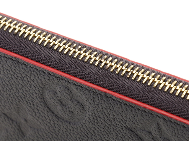 LOUIS VUITTON ルイ・ヴィトン 長財布 ポルトフォイユ・クレマンス モノグラム・アンプラント マリーヌルージュ 433