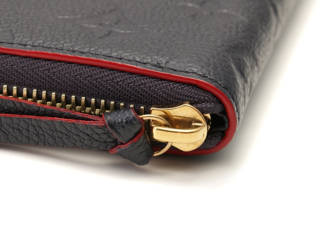 LOUIS VUITTON ルイ・ヴィトン 長財布 ポルトフォイユ・クレマンス モノグラム・アンプラント マリーヌルージュ 433