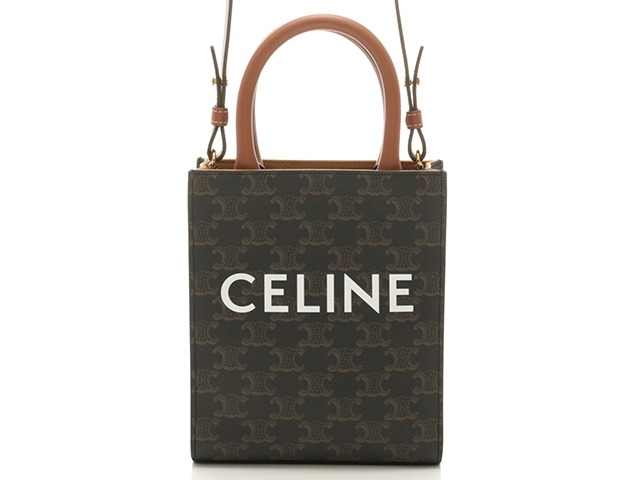 CELINEトリオンフ♡未使用♡ CELINE セリーヌ トリオンフ ミニバーティカルカバ 194372BZK.04LU
