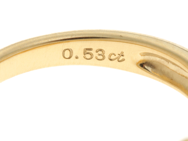 JEWELRY ノンブランドジュエリー 指輪 リング K18 イエローゴールド ゴールドパール ダイヤモンド D0.53ct 10.5号 【430】2147300279526 image number 2