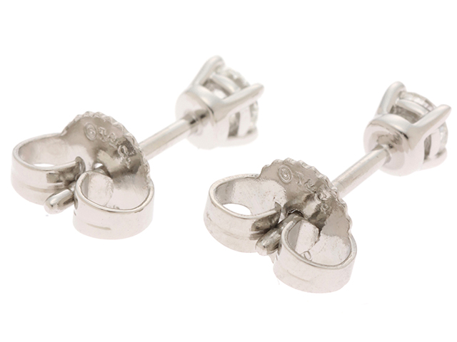 ティファニー　ダイヤモンドソリティア　ピアスプラチナ ティファニー Tiffany&co ソリティアピアス プラチナ950 ダイア