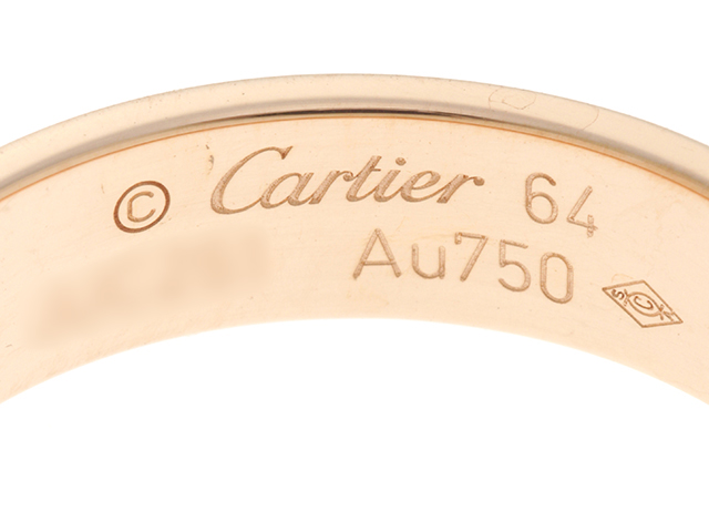 Cartier カルティエ K18PG ラブリング #25.5 7.0ｇ【ブランドジュエリー】ry