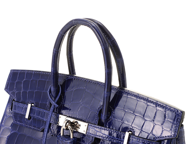 HERMES エルメス バッグ バーキン25 ブルーエレクトリック