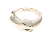 HERMES エルメス ギャロップリング 指輪 シルバー925 約15.3g #57 (2147300304754) 【430】