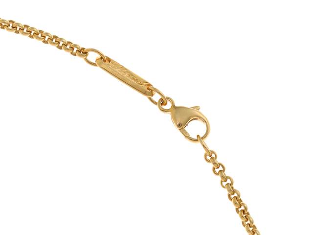Chopard ショパール ハッピーダイヤモンドネックレス イエローゴールド 