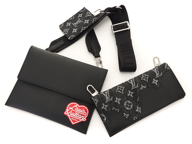 LOUIS VUITTON ルイヴィトン トリオポーチ モノグラム・ドリップ