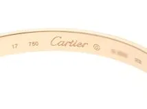 Cartier カルティエ　ラブブレス　ピンクゴールド　17号　旧型　29.9g　2147300310373　【437】