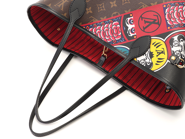 LOUIS VUITTON ルイヴィトン ネヴァーフルMM モノグラム 歌舞伎/ダルマ