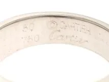 CARTIER カルティエ タンク リング 指輪 ダイヤモンド0.25ct #50 10号 K18WG ホワイトゴールド/290398【BJ】