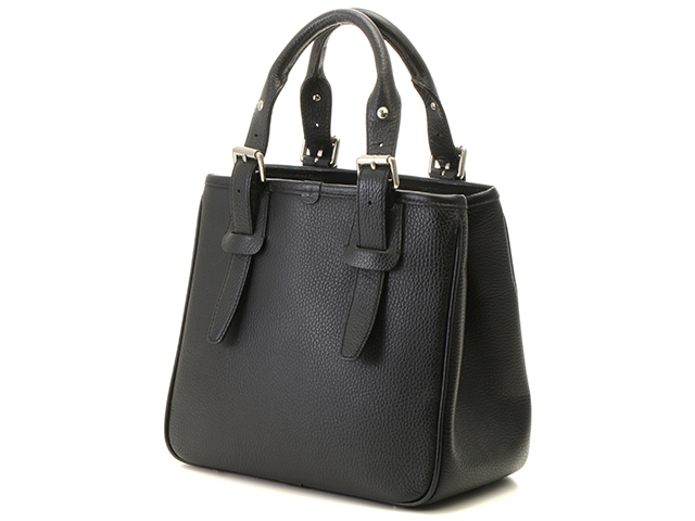 BURBERRY バーバリー ハンドバッグ ブラック カーフ【472】RKT