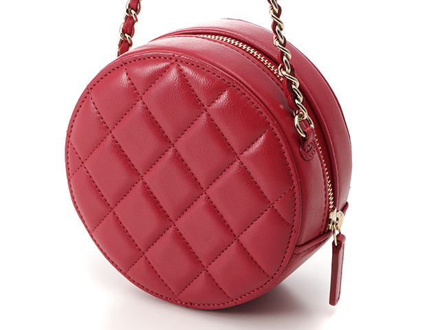 コロンと可愛い♡大人可愛い【CHANEL】ラウンドポシェット org.jpg