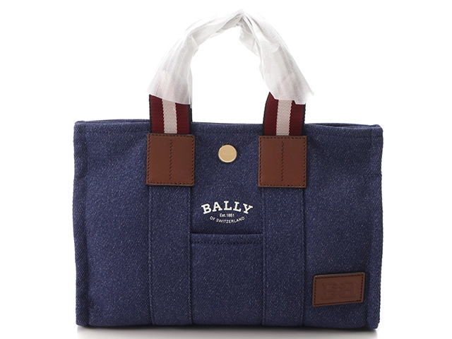 BALLY バリー DRYSALIA トートバッグS 6240513 キャンバス ブルー ...