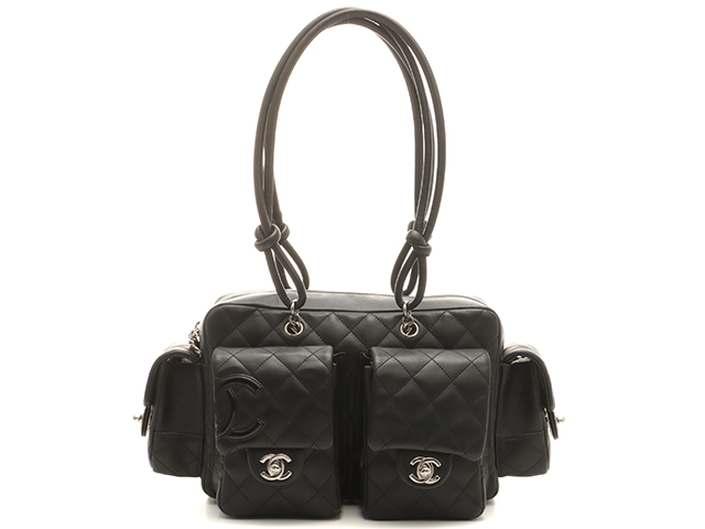 CHANEL シャネル カンボンライン マルチポケットバッグ A25173 レザー