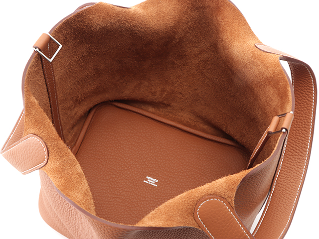 HERMES エルメス ピコタンロックMM ゴールド/SV トリヨンクレマンス U 
