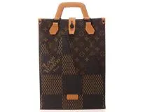 LOUIS VUITTON ルイヴィトン 2WAYバッグ ダミエ ジャイアント ミニトート NIGOコラボ ブラウン N40355【472】ＡＨ  の購入なら「質」の大黒屋（公式）