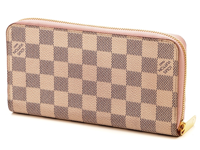 ルイヴィトン LOUIS VUITTON ジッピー・ウォレット ダミエ・アズール