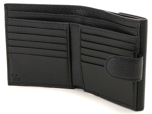 ⭐️未使用品⭐️　GUCCI　インターロッキングG　二つ折り財布　ブラック GUCCI 「GUCCI」 インターロッキングG 二つ折り 財布 - ブラック