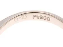 JEWELRY　ジュエリー　 　リング　PT900プラチナ　　アクアマリン0.60　/ダイヤモンド0.12 　5.8g　#12　2147300356029【472】H