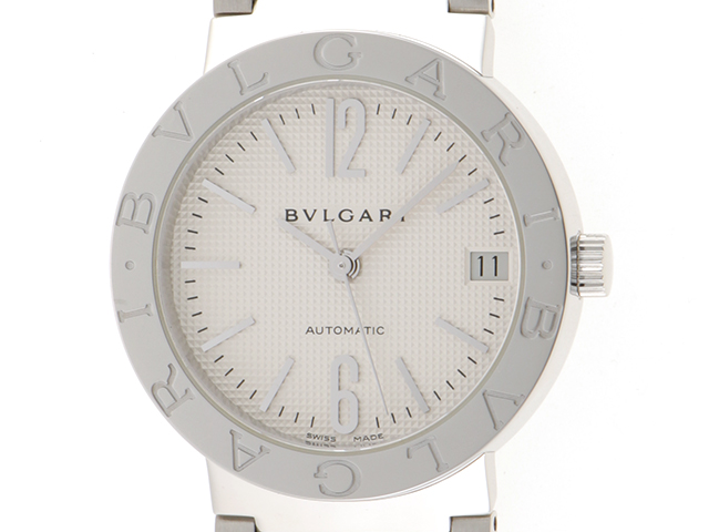 BVLGARI ブルガリ ブルガリブルガリ BB33SSAUTO ホワイト文字盤