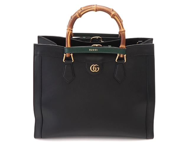 グッチ GUCCI バンブーダイアナミディアム２ＷＡＹトートバッグ