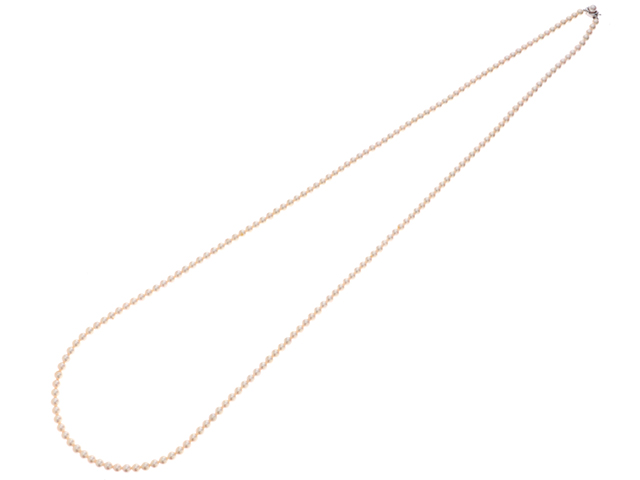 TASAKI タサキ あこや真珠 パールネックレス ロングネックレス SV