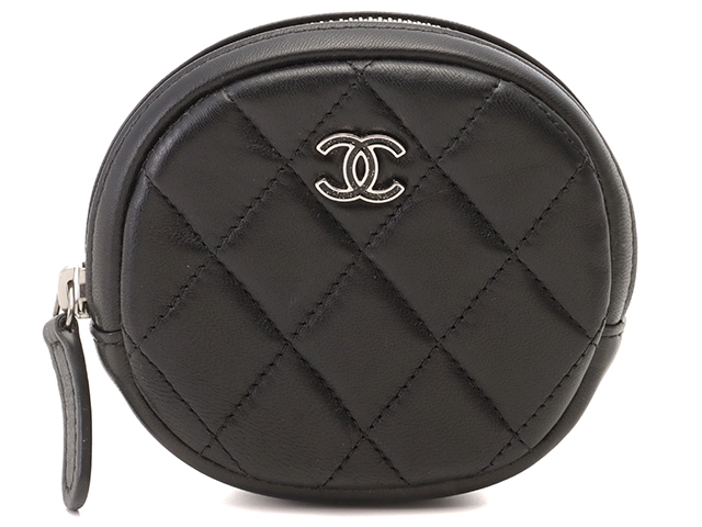 【極美品】正規店購入 CHANEL シャネル ラムスキン コインケース