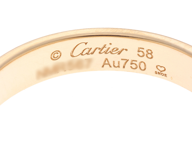 Cartier カルティエ ミニラブリング K18イエローゴールド 約3.5g 58号