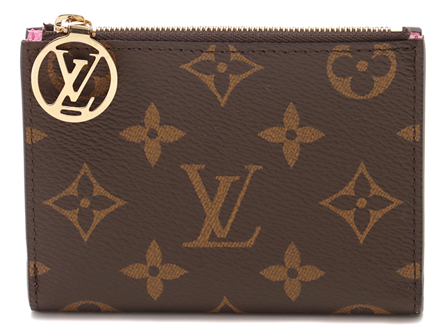 LOUIS VUITTON　ルイ・ヴィトン　ポルトフォイユ・ロックミニ　レザー　ピンクスカイ　日本限定色　三つ折り財布　M67858　 2120000286124　【205】