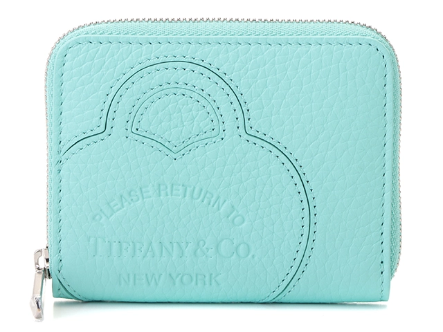 TIFFANY ティファニー リターントゥティファニー スモールジップウォレット ティファニーブルー 【471】 Ｙ の購入なら「質」の大黒屋（公式）