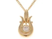 JEWELRY　ジュエリー　ネックレス　K18　ダイヤモンド0.12ct　約2.8g　2147300378335【472】