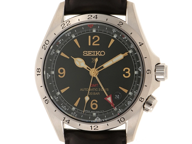 SEIKO セイコー プロスペックス アルピニスト SBEJ005 セイコーグローバルブランドコアショップ専用モデル SS ステンレススチール  レザーベルト 自動巻 【460】2147300381281 の購入なら「質」の大黒屋（公式）