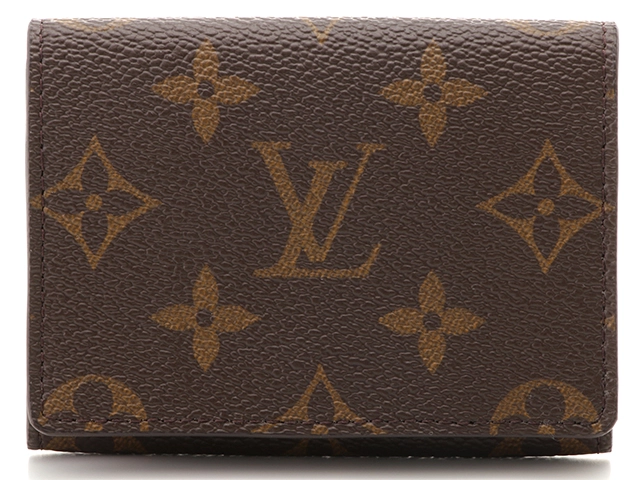 LOUIS VUITTON　ルイヴィトン　アンヴェロップ・カルトドゥヴィジット　名刺入れ　モノグラム　M63801【472】YI