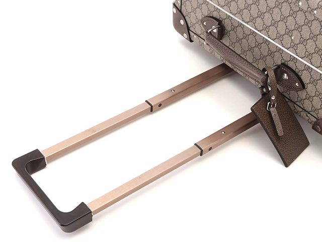 Gucci　グッチ　スーツケース　GGスプリームグロープ　トロッター　ベージュ・ブラウン　PVC・カーフ　533620【472】HA