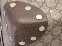 Gucci　グッチ　スーツケース　GGスプリームグロープ　トロッター　ベージュ・ブラウン　PVC・カーフ　533620【472】HA