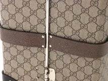 Gucci　グッチ　スーツケース　GGスプリームグロープ　トロッター　ベージュ・ブラウン　PVC・カーフ　533620【472】HA