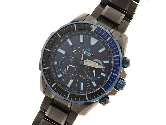 101412738★1円 カシオ CASIO オシアナス OCEANUS 時計 腕時計 メンズ ソーラー電波時計 OCW-T600TD-1AJF チタン