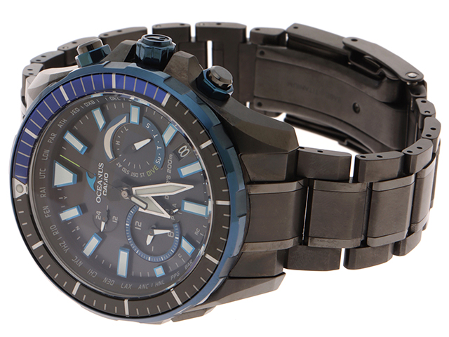 101412738★1円 カシオ CASIO オシアナス OCEANUS 時計 腕時計 メンズ ソーラー電波時計 OCW-T600TD-1AJF チタン