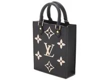 LOUISVUITTON ルイヴィトン プティット・サックプラ バイカラーモノグラム・アンプラント ブラック 【471】N  の購入なら「質」の大黒屋（公式）