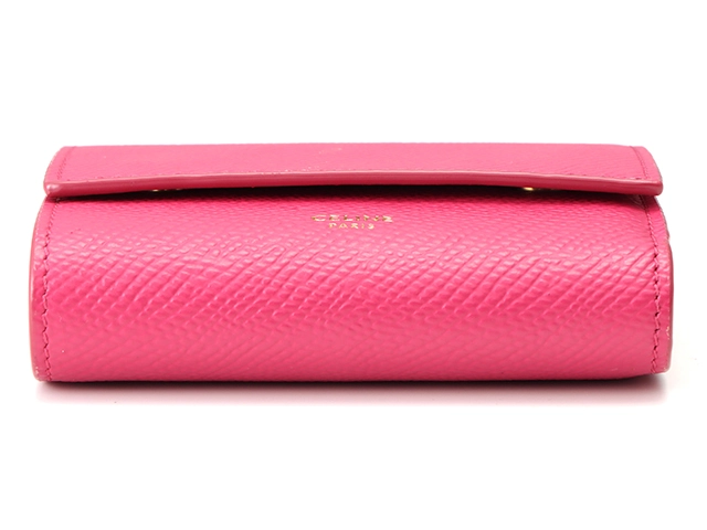 CELINE セリーヌ スモールトリフォールドウォレット 財布 10B573BEL.24PI ピンク グレインドカーフ【431】2147300387313
