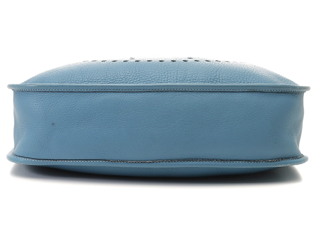 HERMES エルメス ショルダーバッグ エヴリンGM ブルージーン トリヨンクレマンス □F刻印 2147300388495【430】