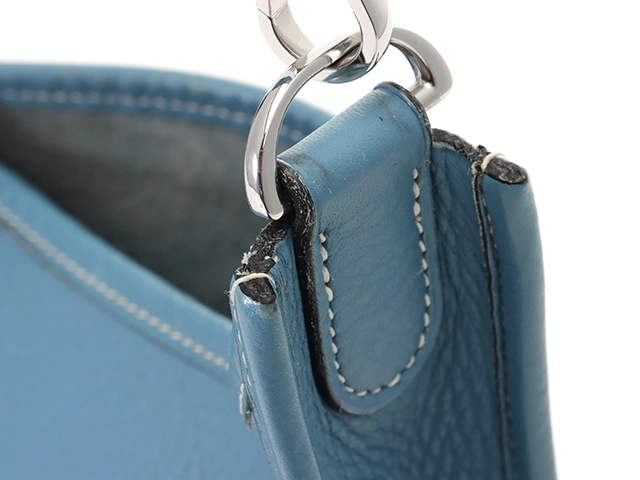 HERMES エルメス ショルダーバッグ エヴリンGM ブルージーン トリヨンクレマンス □F刻印 2147300388495【430】