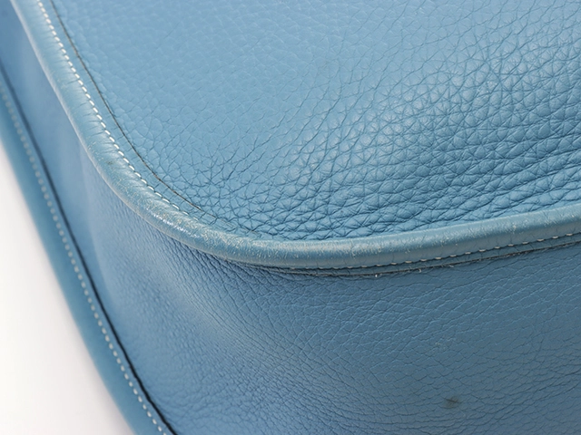 HERMES エルメス ショルダーバッグ エヴリンGM ブルージーン トリヨンクレマンス □F刻印 2147300388495【430】