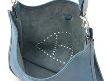 HERMES エルメス ショルダーバッグ エヴリンGM ブルージーン トリヨンクレマンス □F刻印 2147300388495【430】