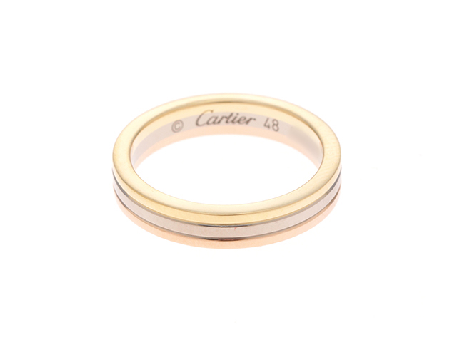 カルティエバンドリング Cartier カルティエ 1895 クラシック バンド #57 リング 幅3.5mm