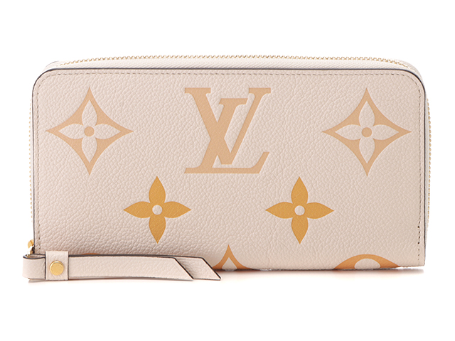 アンプラント　ジッピーウォレット　バイカラー　サフラン LOUIS VUITTON ルイヴィトン 財布 ジッピー・ウォレット バイカラー