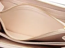 LOUIS VUITTON ルイヴィトン 財布 ジッピー・ウォレット バイカラー モノグラム・アンプラント クレームサフラン (2147300391105) 【200】
